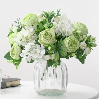Artificial Plant Simulated Wide Application Lightweight Realistic Rose Potted Plant Decor