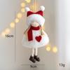 Snowman Plush Doll Christmas Pendant Hanging Hanging Doll Christmas Ornament Doll  Navidad
