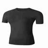 OEING Women's Yoga Fitness Short Sleeve Top