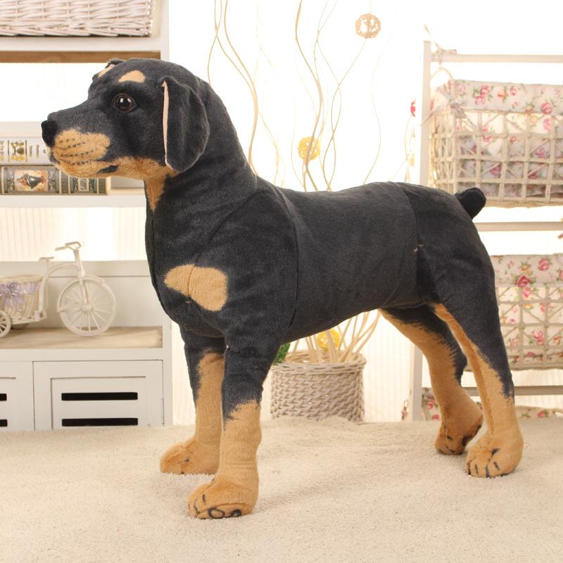 Black Power Dog Plush Toy - Creative Home Decoration & Children's Gift