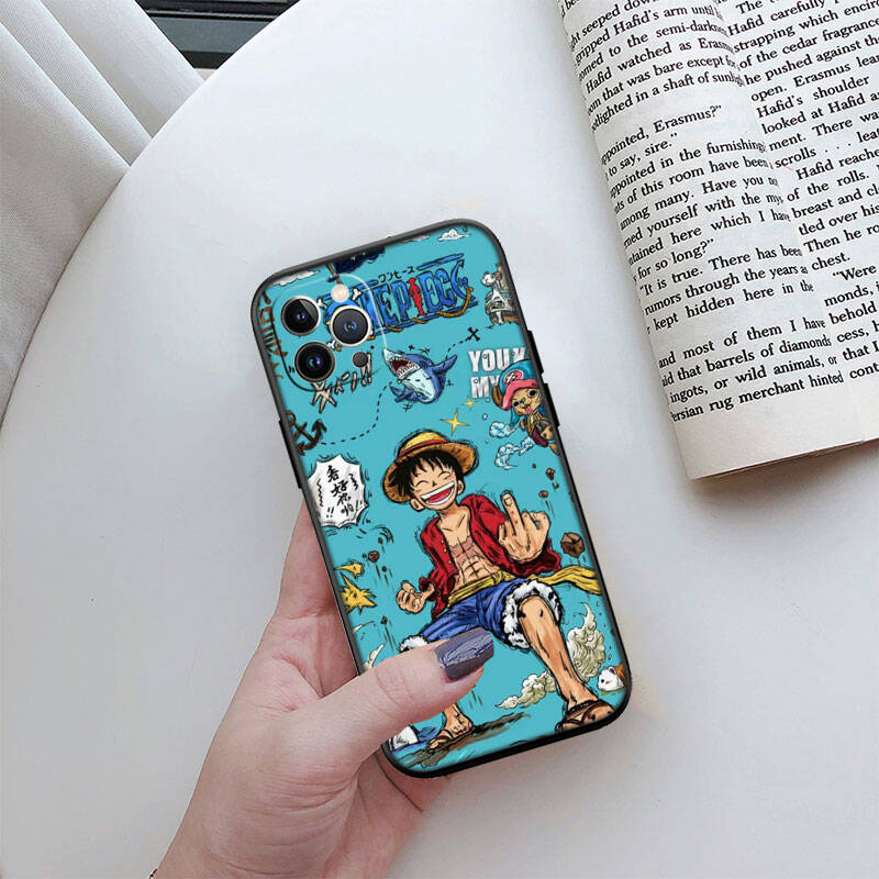 MH114 One Piece Cortoon Phone Shell Case for iPhone 7 8 11 12 13 14 15 16 17 16E XS Pro Max XR X SE Air