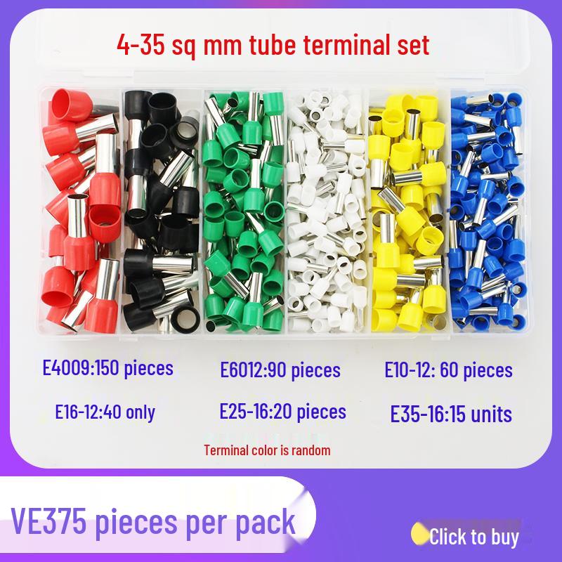 HSC8 6-4 Tubular Crimping Pliers for 0.25-6mm VE Terminals European Style