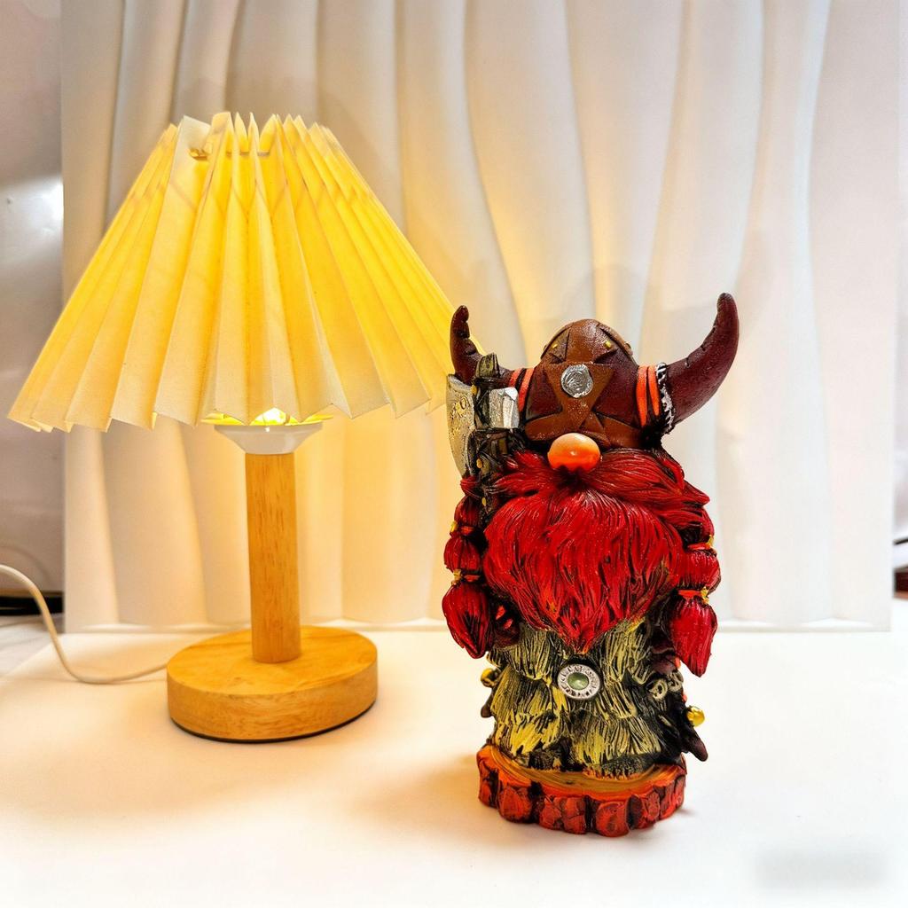 Figuras de Resina Viking Minotauro Gnomo de Halloween - Decoração Criativa para Casa