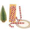 Gold Christmas Bells & Silk Florals: European & American Style Tree Ornaments & Hanging Decor