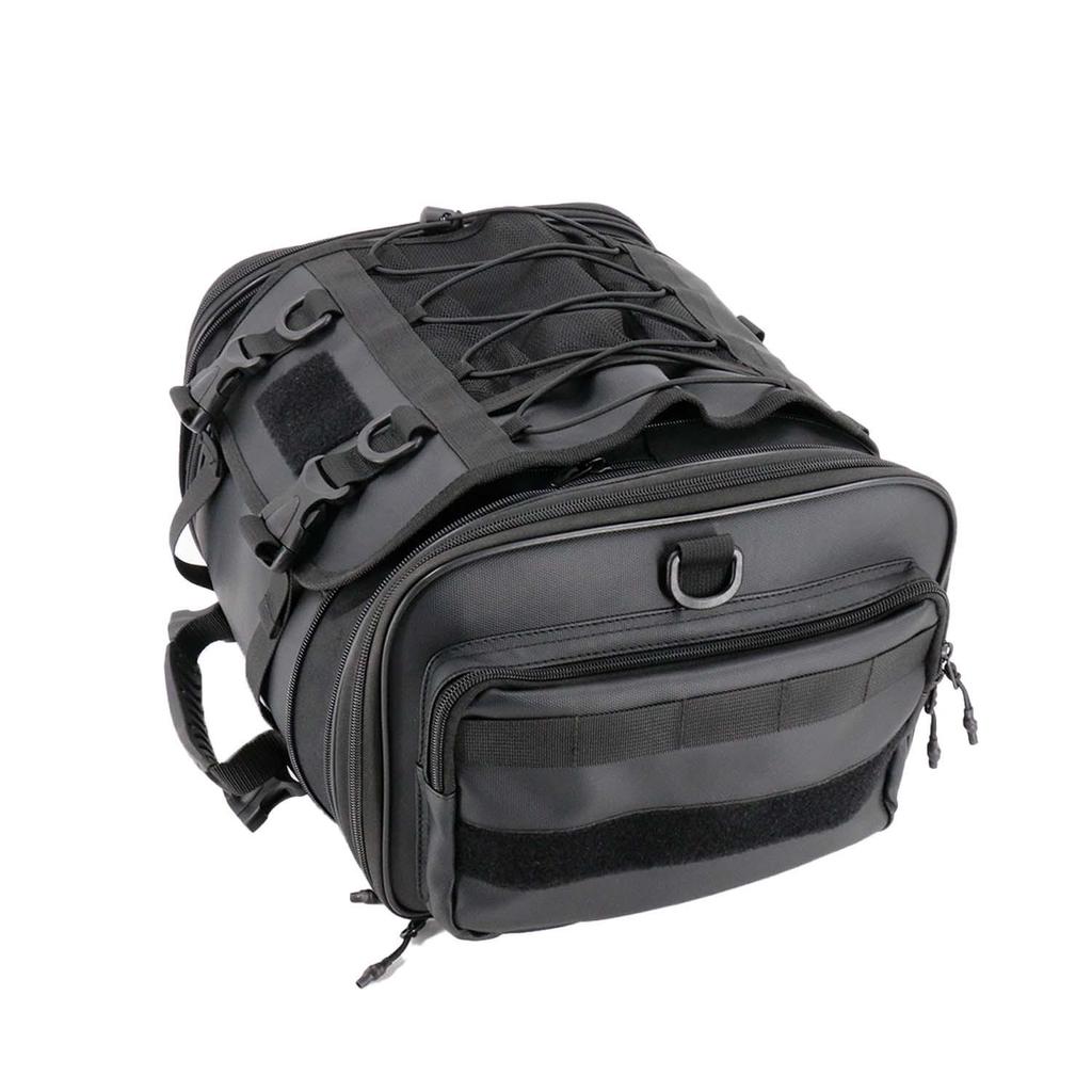 Expandable Large-Capacity Motorcycle Tail Bag - Multifunctional Rear Seat Travel Bag