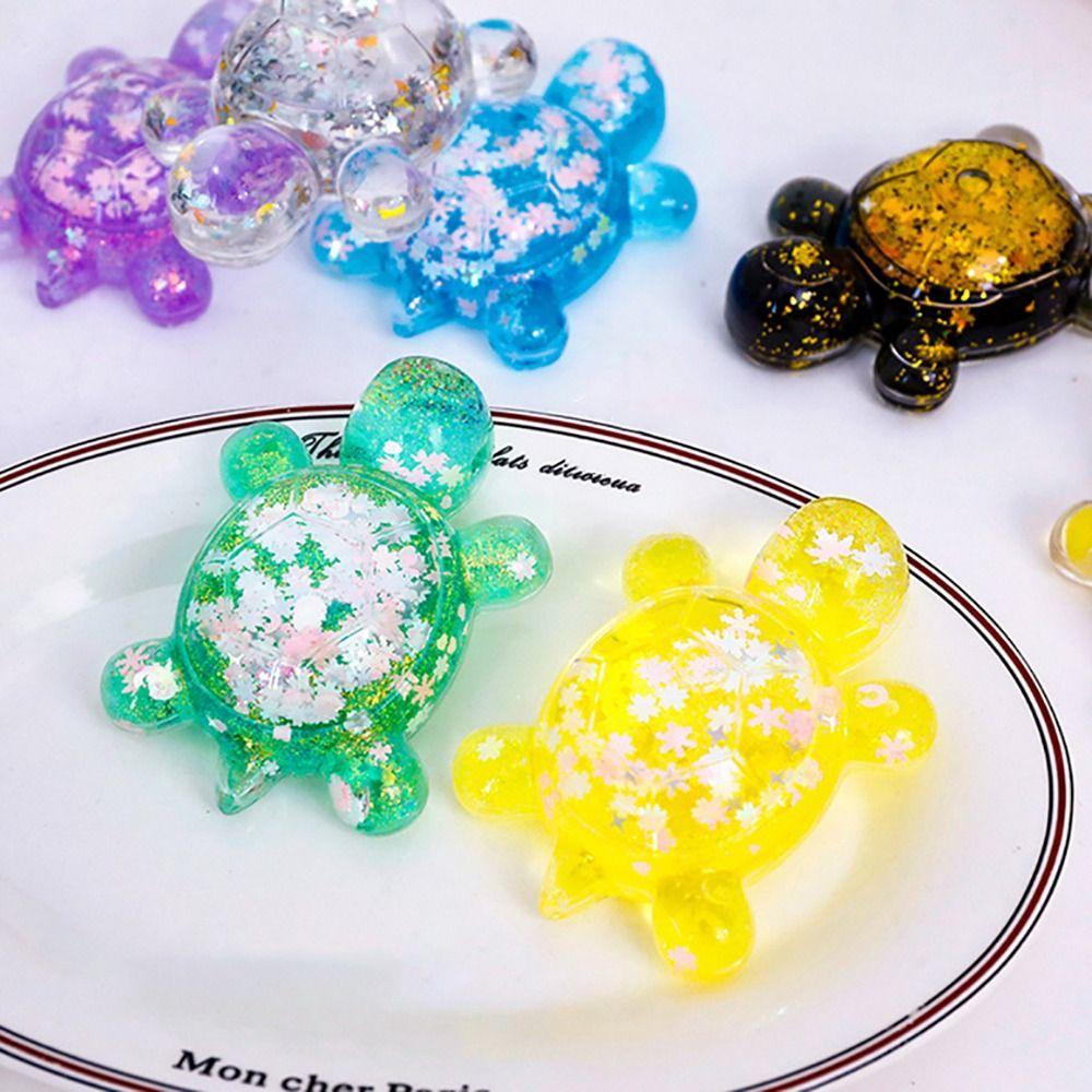 Color Turtle Figurine Micro Landscape Decor Car Interior Ornament Cartoon Fish Tank Decoration