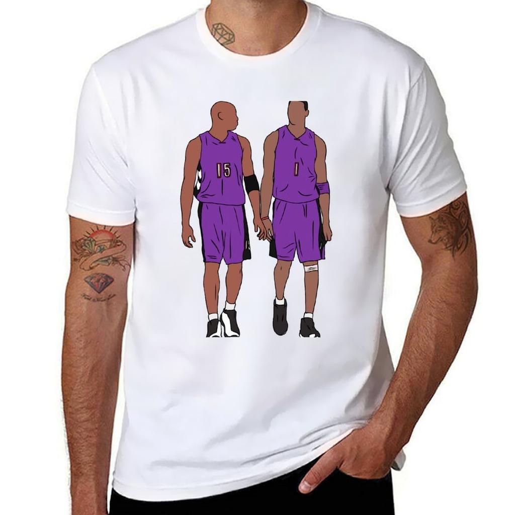 Vince Carter And Tracy McGrady TShirt Modern Style Print TShirt