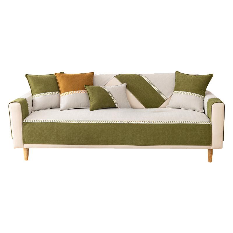 Chenille Sofa Cushion Four Seasons Universal Non-Slip Cover Towel Light Luxury Modern Simple High-End Cushion