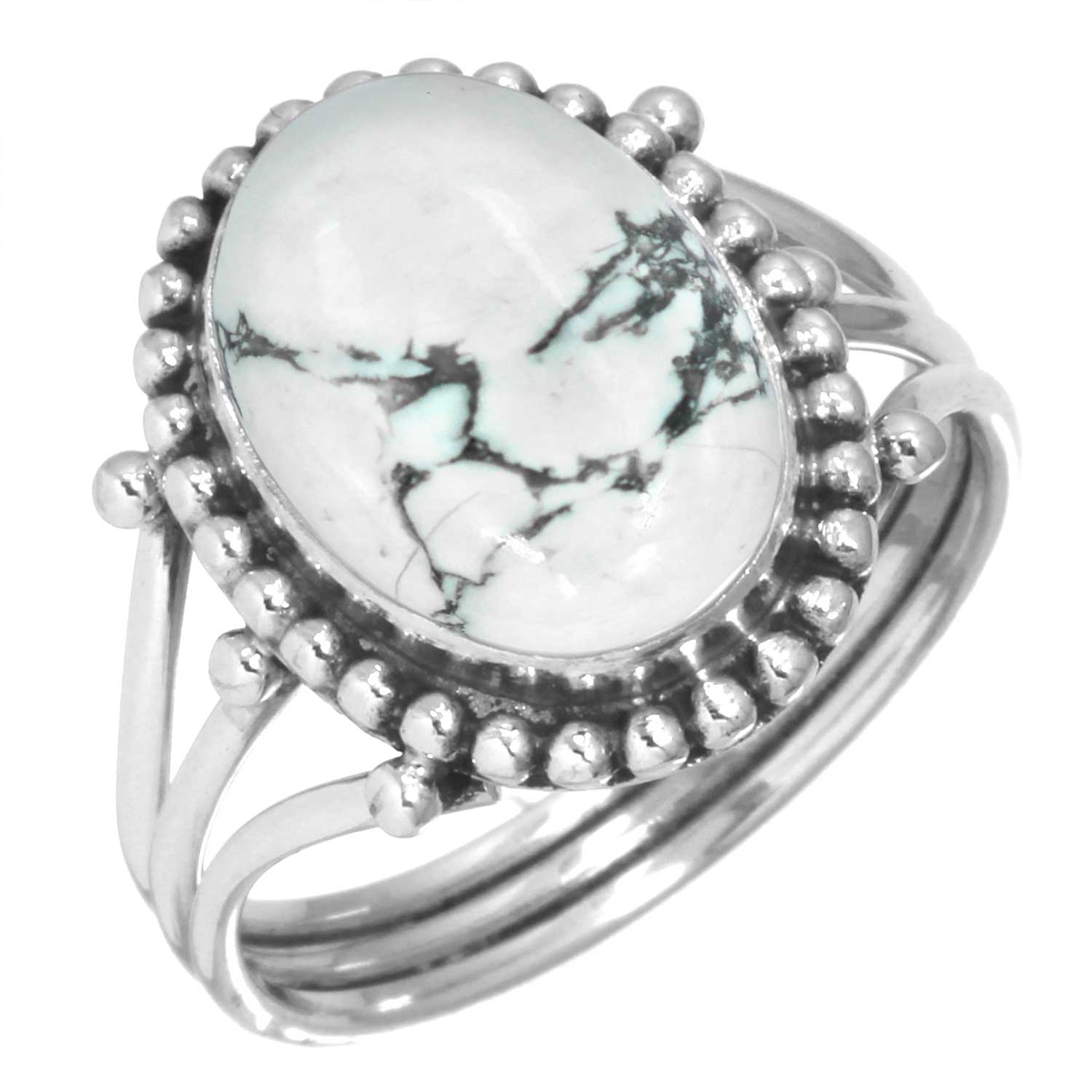 Кольцо из стерлингового серебра 925 пробы Женское Драгоценный камень Ручная работа Ювелирное изделие Рождественский подарок Безумный кружевной агат Далматин Дендрит Опал Эвдиалит Говлит К2 Яшма Викторианский 7