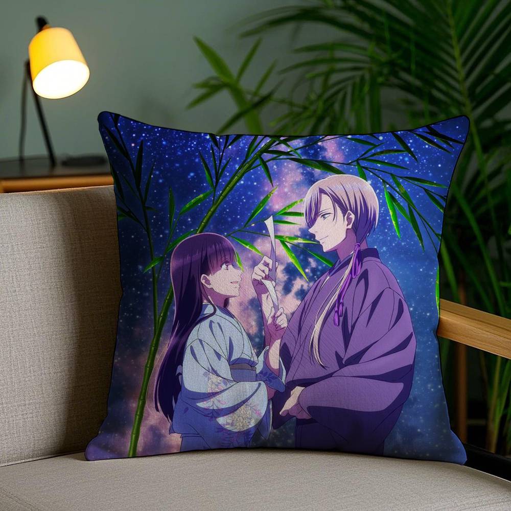 

Happy M-MarriageS Pillow Case Anti-dustmite Invisible Zipper Sofa Bed 12x12Inch