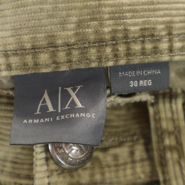 Armani Exchange Corduroy Pants 30 Khaki Men's Used