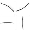 7 8Inch 22MM Motorcycle Retro Bend Handlebar Handle Bar Black