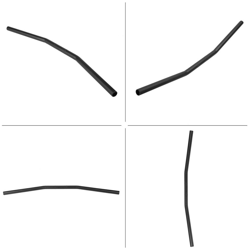 7 8Inch 22MM Motorcycle Retro Bend Handlebar Handle Bar Black