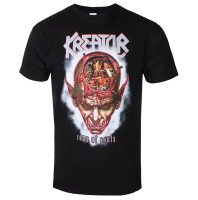 Kreator - Maglietta Stampata COMA OF SOULS - Maglietta Quotidiana Stile Band Thrash Metal - Adatta Sia per Uomini che per Donne