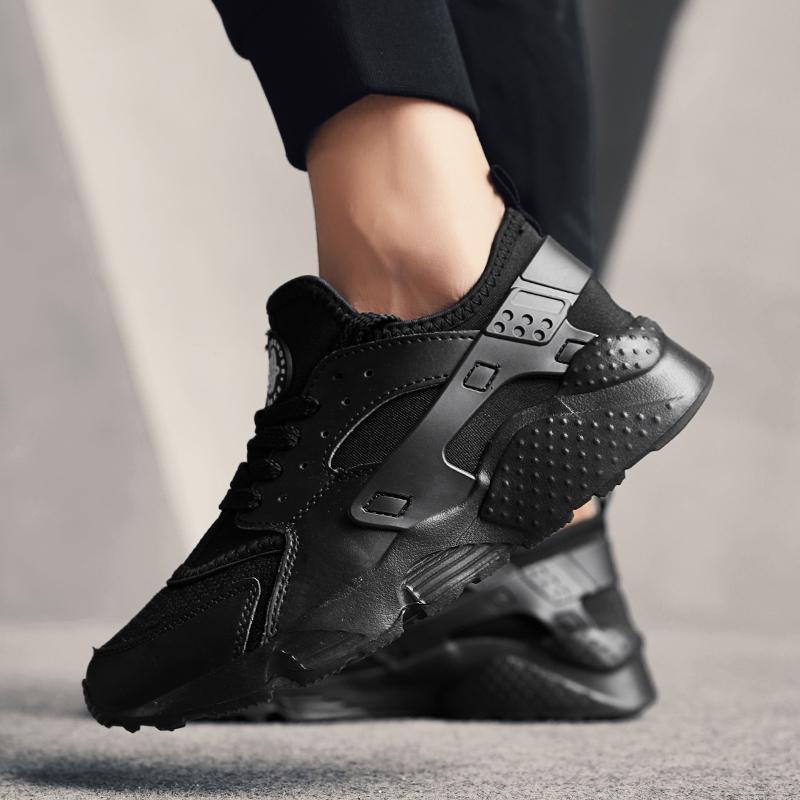 Fashion Lace-up Men's Sports Shoes Breathable Mesh Sneakers Non-slip Running Shoes Big Size Jogging Shoes