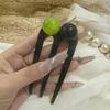 French Twist Pearl Beads Hair Stick Hair Clip Acetate U-Shaped Hairpin Vintage Tortoise Shell Women Hair Bun Pin Headwear