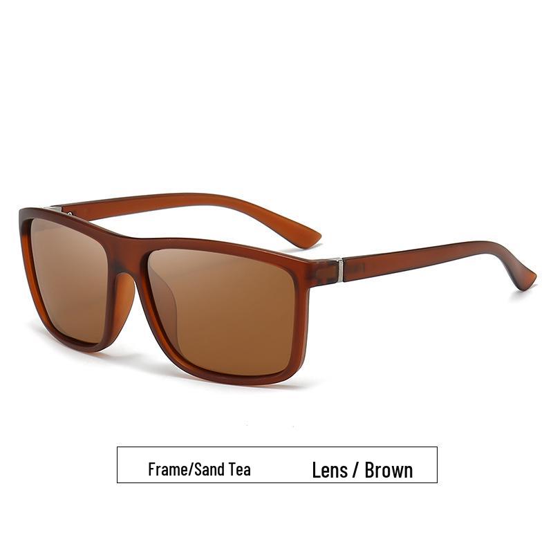 Men's High-End Retro Polarized Sports Sunglasses for Driving, Fishing, and Cycling.
