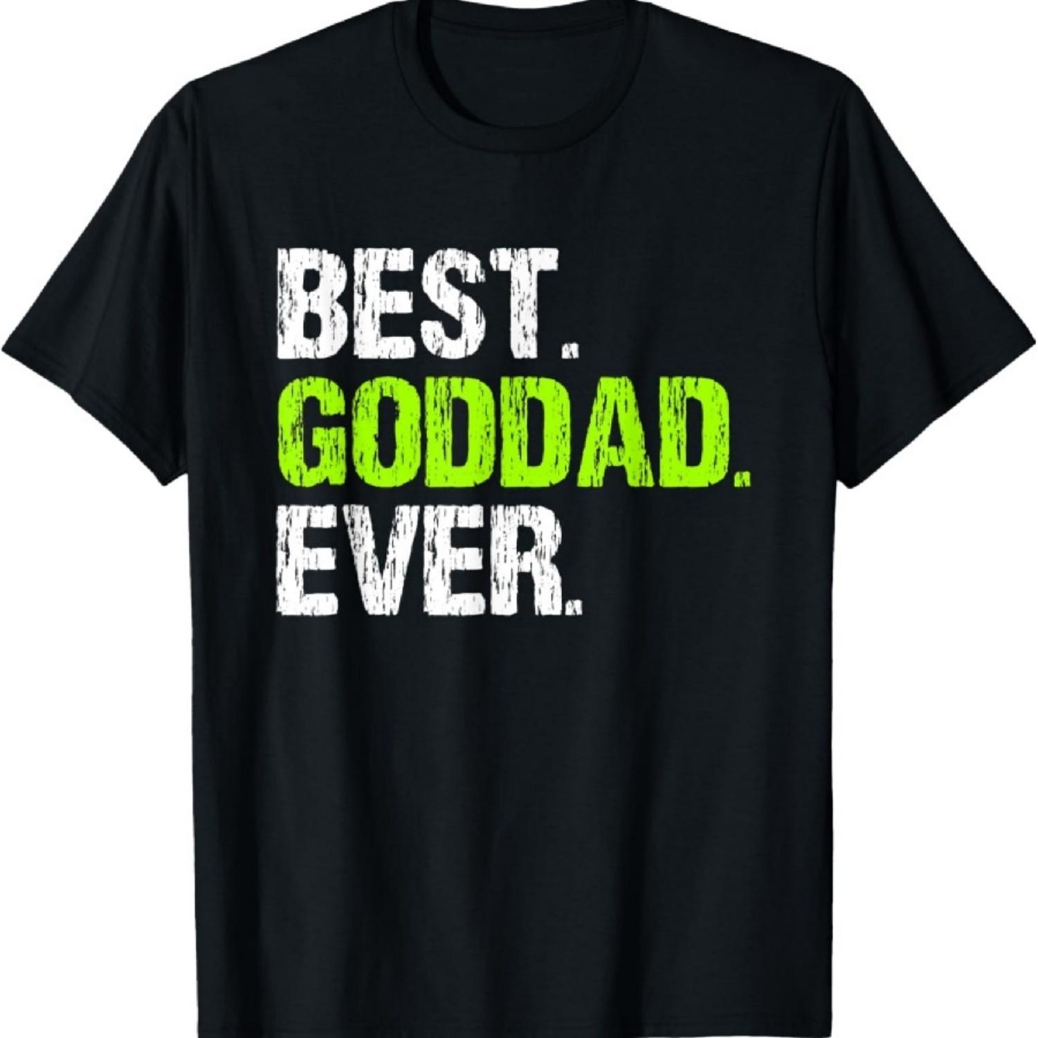 Лучший крестный папа на свете Семейная Смешная Крутая Футболка Крестный отец S