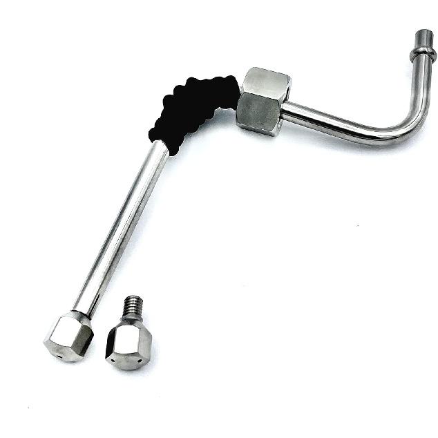 MacMaxe Stainless Steel Steam Wand for Rancilio Silvia (V1/V2) Espresso Machine with Single and Triple Hole Tip Nozzle Steam Wand with Nuzzle