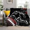 Baseball Fire Power Blanket Flannel Blanket for Bed, Sofa, Camping, Hiking, Picnic Essentials, Gift for Family Fan Gifts