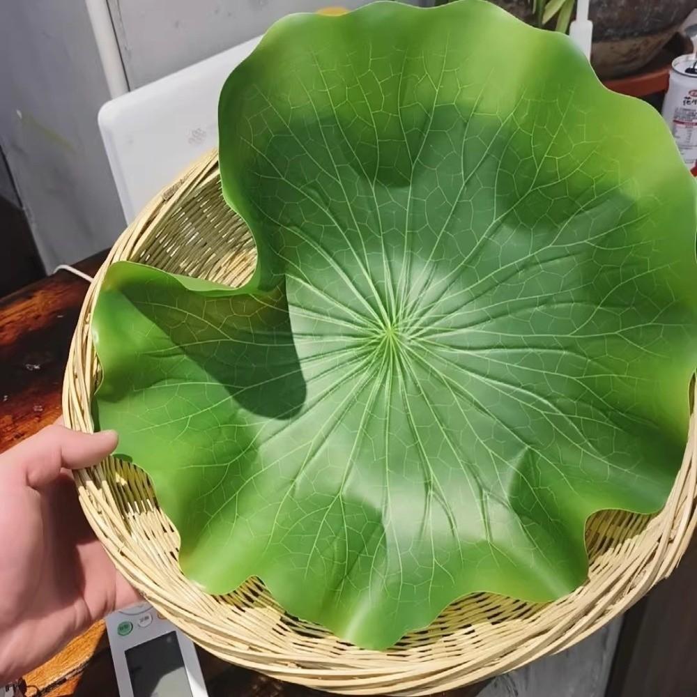 5Pcs 18/28/38cm Artificial Lotus Leaves