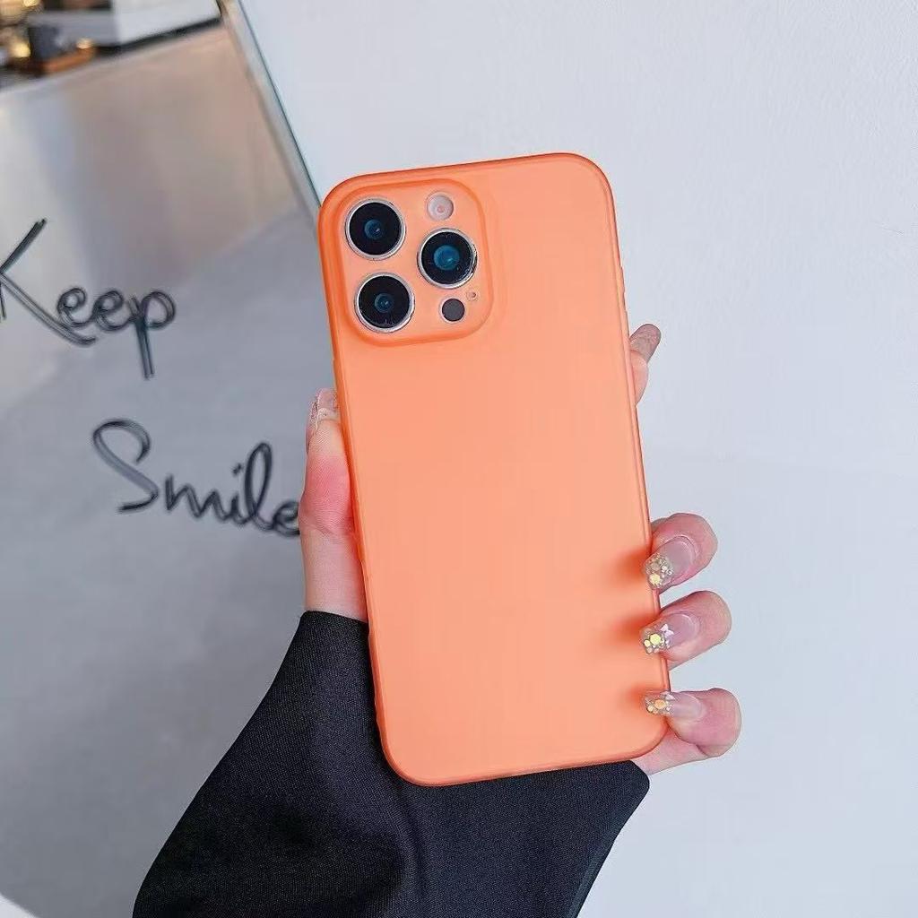 Custodia Colorata Neon Trasparente in TPU per iPhone 17 Air 16 15 14 13 12 11 Pro Max XS XR 6 7 8 Plus Carina Color Caramella Sottile Morbida Copertura in Silicone