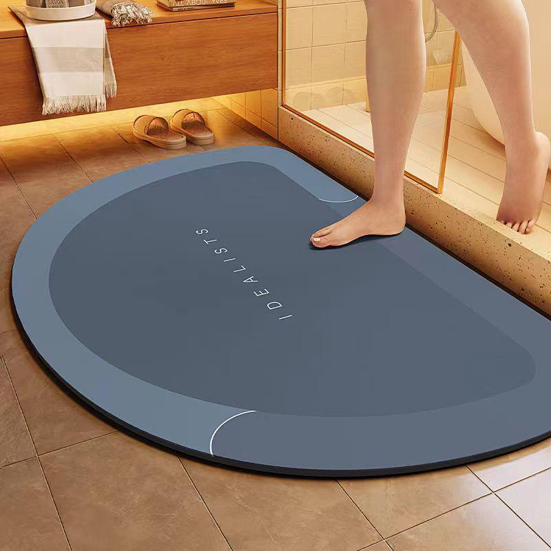 

Diatomaceous Earth Bathroom Mat: Non-slip, Quick-drying, Water-absorbent, Dirt & Scratch-resistant. 40*60cm