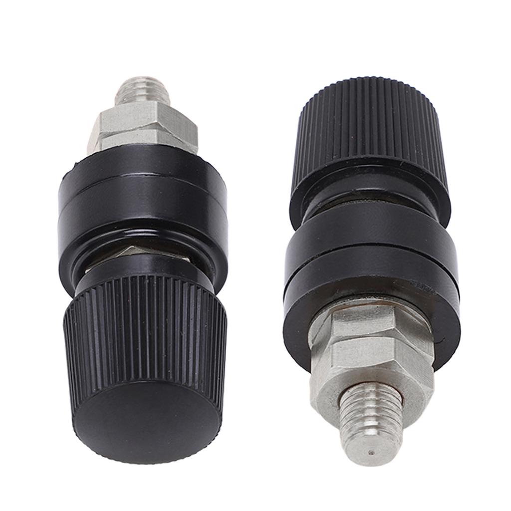 5pcs M8 Terminal Post Nickel Plated Brass Inverter Terminal Connector for Welding NaMachinery