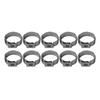 10pcs Fuel Air Water Pipe O Clips Stainless Steel Hose Fuel Clamps Assorted Kit Train Ship Auto Car Accessories