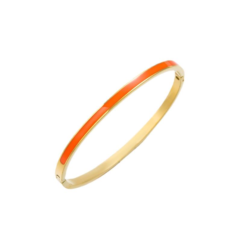 Women's K Color Buckle  Oil Dripping Bracelet  Bracelet High-end Hand Jewelry