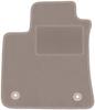 Beige Driver's Mat For: Renault Megane IV Grand-Coupe, Liftback, Station Wagon, Grand Tourer, Coupe, GT (2015-)