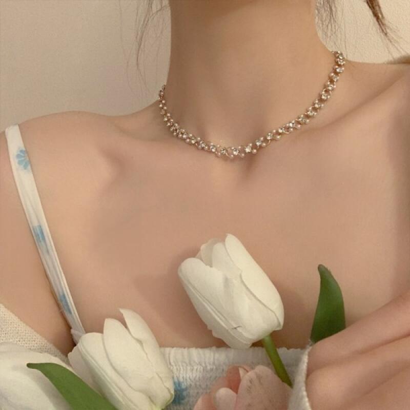 Luxury Pearl Simple Choker Necklace