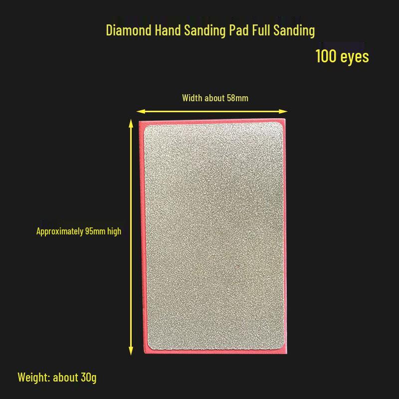 Diamond Hand Polishing Pad: Handheld Grinder & Tile Edger Whetstone 