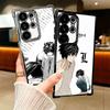 N-Notes D-Deaths L Lawliet Soft Phone Case For Samsung Galaxy S26 Ultra S25 Edge S24 FE S23 Plus S22 S21 + S20 Plating Anti-Fall