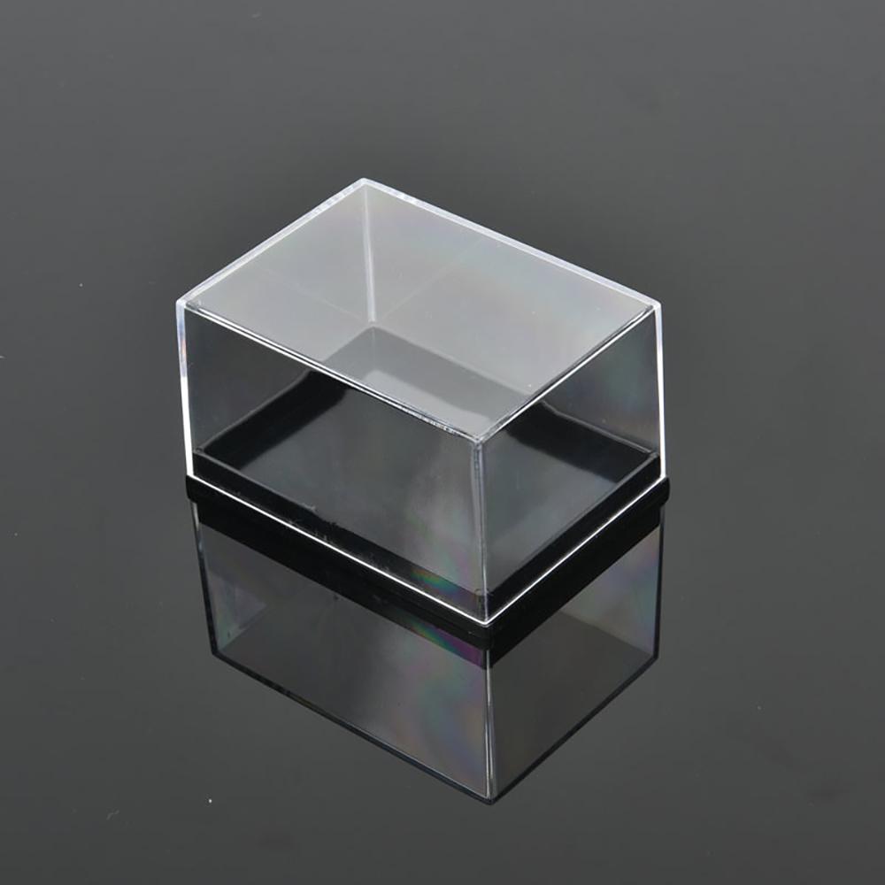 1-10Pcs Cube Transparent Plastic Box Cat Mineral Box Mineral Label Box Mineral Crystal Specimen Display and Collection Box