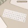 Round Keyboard Sticker Transparent Keyboard Cover English/Korea/Russian/Arabic Sticker For Dust Protection Laptop Accessories