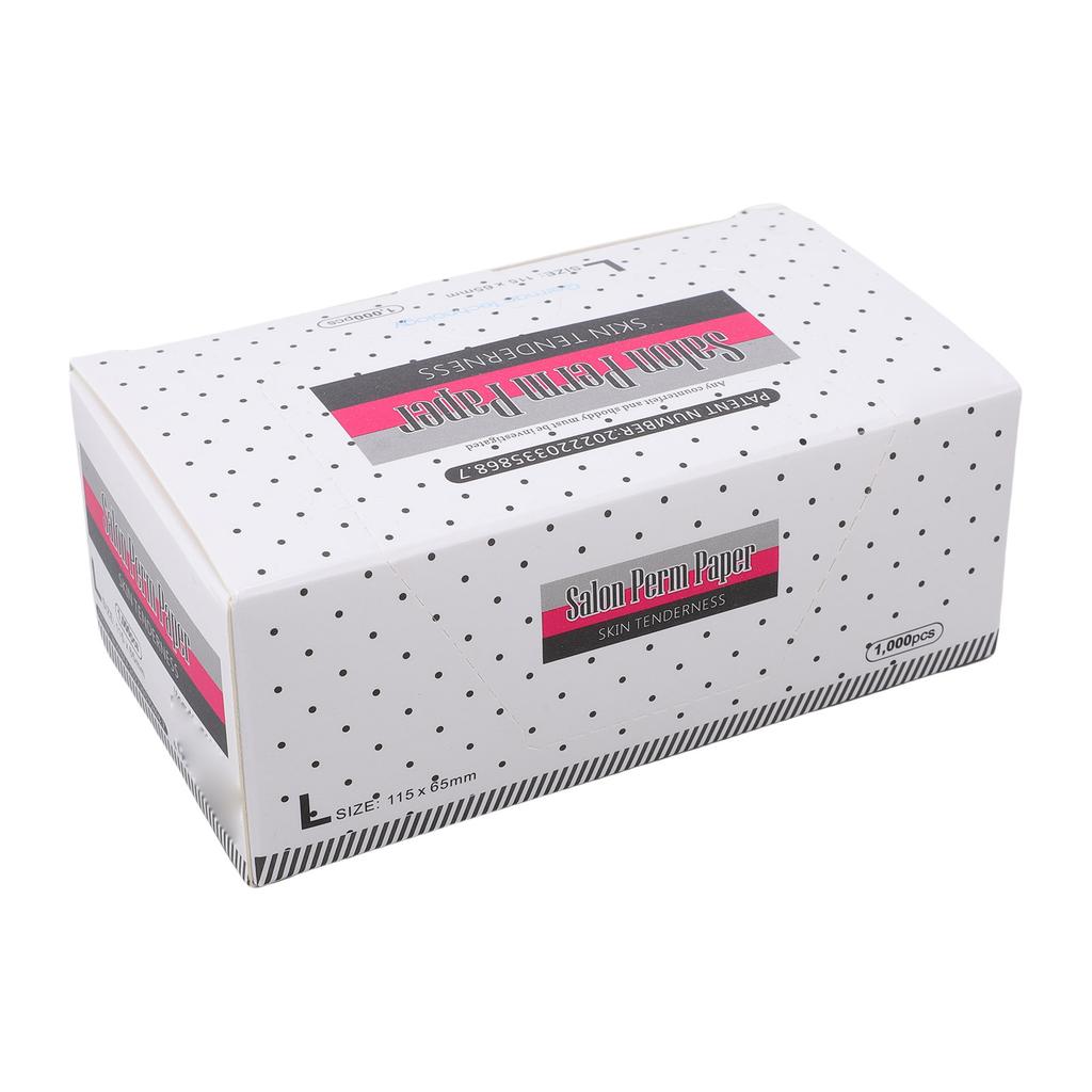 1000PCS Hair Perm Paper Breathable Heatproof High Toughness Thin Mesh Hair Styling Curling Paper for Home Salon Shop