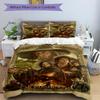 Journey Through Middleearth Print 3Pcs Bedding Setduvet Cover With 2 Bedropillowcase Home Birthday Gift