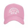 Fashion Unisex Powerhouse Gym Baseball Cap Adult Bodybuilding Fitness Muscle Adjustable Dad Hat Women Men Hip Hop Snapback Caps