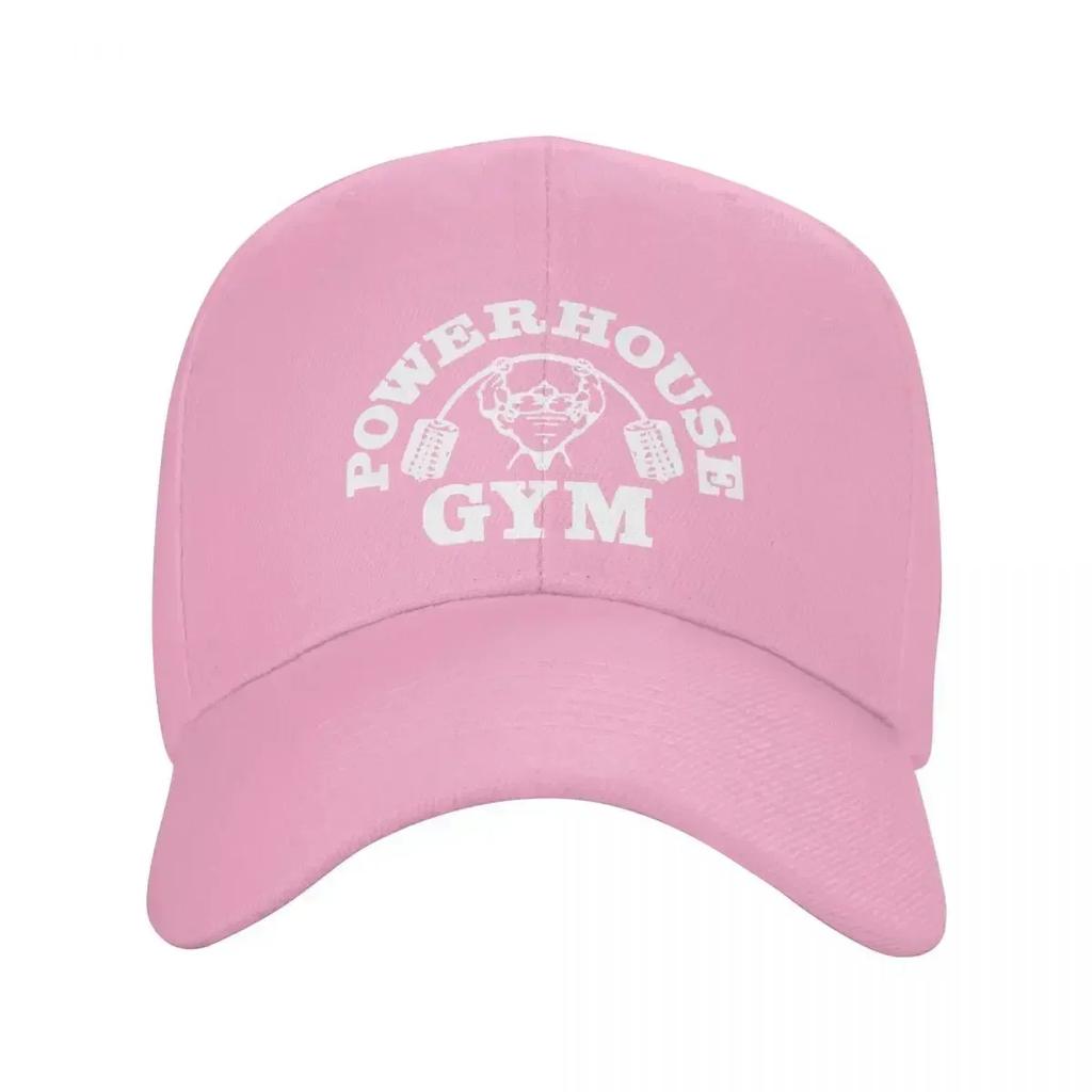 Fashion Unisex Powerhouse Gym Baseball Cap Adult Bodybuilding Fitness Muscle Adjustable Dad Hat Women Men Hip Hop Snapback Caps