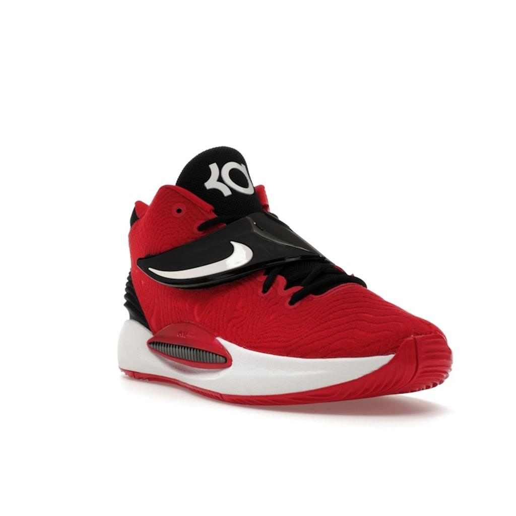 Nike KD 14 TB Rojo Universidad Zapatillas Hombre Blanco Negro DA7850-600