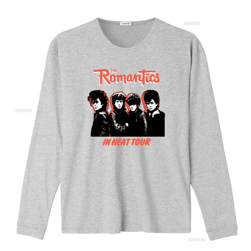 80s Retro The Romantics In Heat Tour New Wave Band T Shirt Vintage Washed Stretched Designer Clothes Fashion