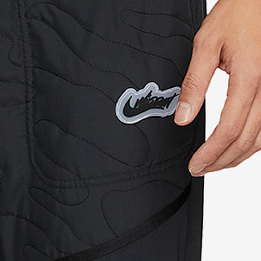 Nike Knitted Sweatpants Men's Black Moderate Cuffed Pants DD6767-045