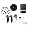 Solar Automatic Drip Irrigation System IPX5 Water Proof 630ml Per Minute Auto Self Watering Kit for Garden