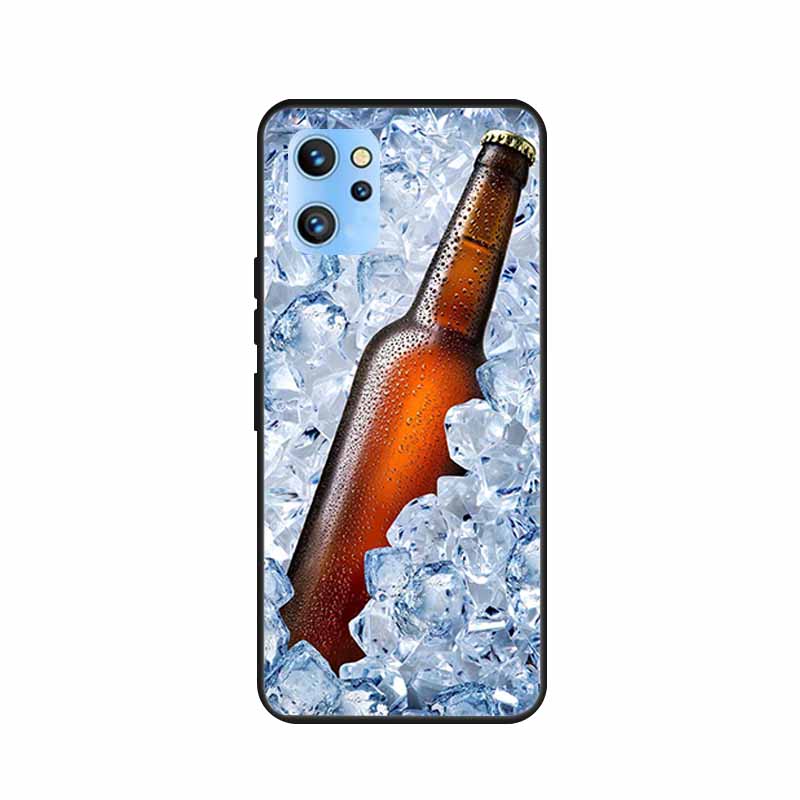 Etui do telefonu Umidigi A13 Pro 2022 Kwiaty Czarny Silikonowy Tylny Pokrowiec Miękki Pokrowiec TPU Do Umidigi A13S Etui A 13 S Coque Funda Torba