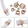 115PCS Box 15 Sizes 6-22mm/spring Hose Clamp Water Pipe  Pipe Clamp Fasteners