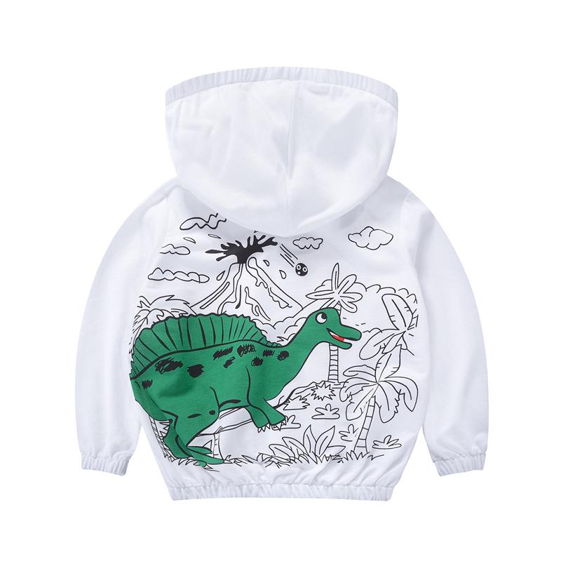 Betop Kids' Korean Style Cartoon Hooded Sun Protection Jacket