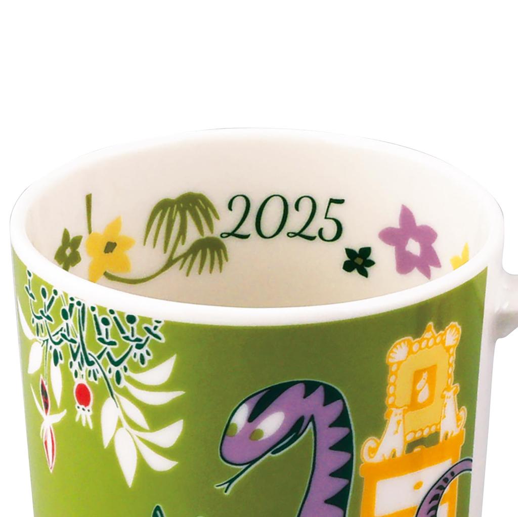 MOOMIN 2025 Years Mug, Approx. 350ml, Microwave-Safe, Moomin Merchandise, Nordic Style, Gift, Tableware, MM2025-11