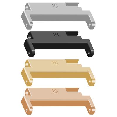 Watch Strap Connector Lugs Adapter Quick Release Metal Link Attachment Compatible for 18mm-20mm Bracelet Watchband 2pcs