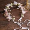 Korean Fairy Bridesmaid & Flower Girl Flower Crown Headband - Handmade Wedding Hair Accessory